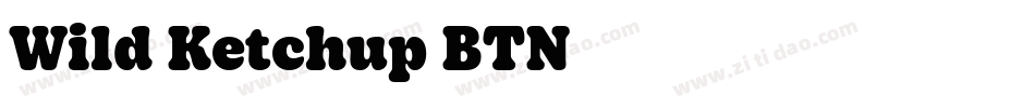 Wild Ketchup BTN字体转换